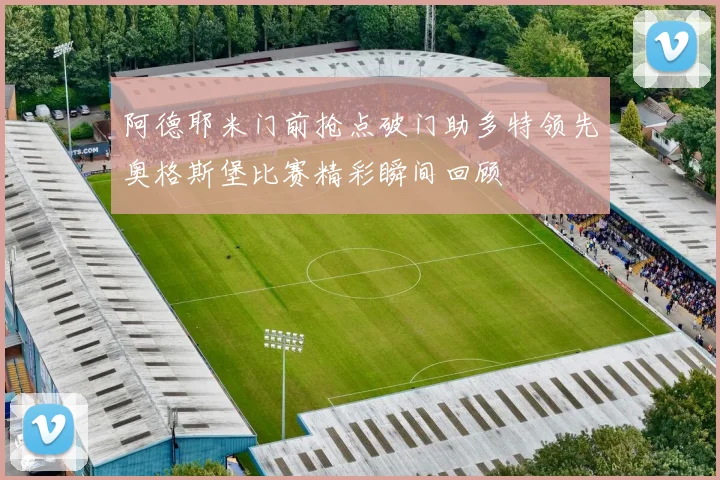 阿德耶米门前抢点破门助多特领先奥格斯堡比赛精彩瞬间回顾